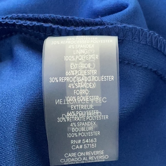 Calvin Klein royal blue sleeveless A-line dress - Picture 6 of 6